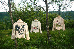 custom women's clothing wearable art jackets hemp and eco fashion butterfly jackets by tara lynn